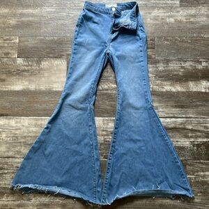 FREE PEOPLE just float on flare jeans